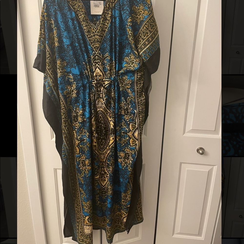 Blue kaftan
